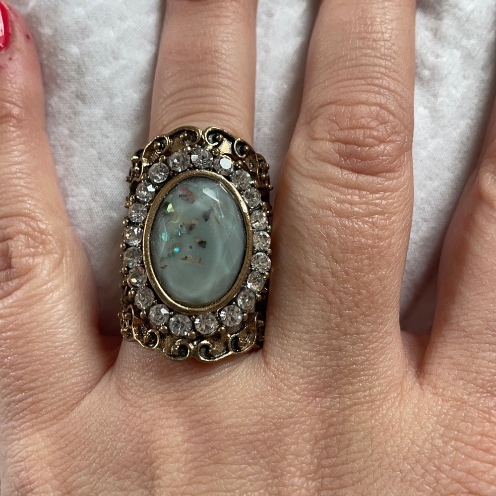 Statement ring.